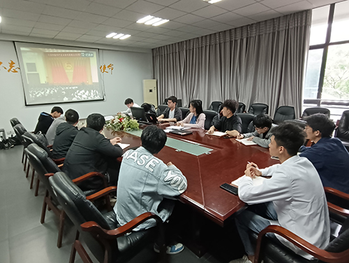 心博官方网站_XINBO(中国)团委组织收看庆祝中国共青团成立100周年大会