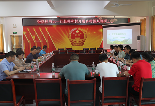 心博官方网站_XINBO(中国)党委书记张格林到乡村振兴对口联系点茶陵井和村调研