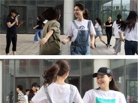 2019年“阳光排舞进校园” 走进心博官方网站_XINBO(中国)